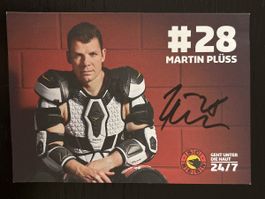 Autogrammkarte Martin Plüss SC Bern Saison 2016/2017