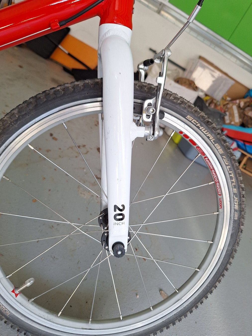 Woom Biciclette: Woom 4 Rot Kindervelo – Usato da Wilen b. Wollerau venduto da athorpe 6