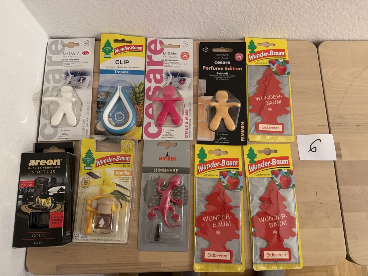Lufterfrischer: Autoduftbäume 10stk 6 – Neu und originalverpackt aus Kloten von sze_wb99