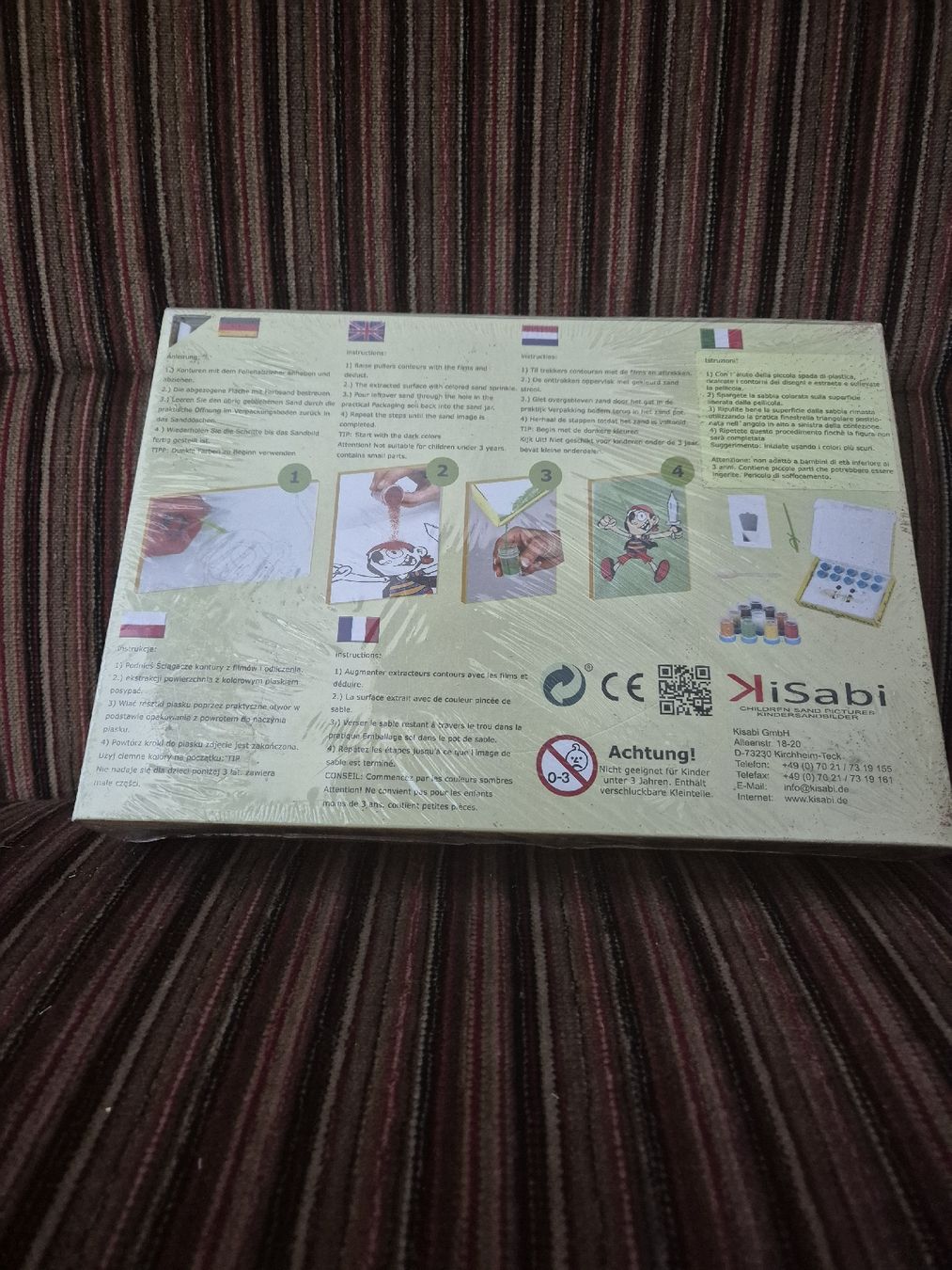 Kit bricolage: Malen mit Sand  – Nuovo e nell'imballaggio originale da Wettingen venduto da mus_gsb5 1