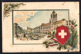Passepartout-Lithographie Basel, Marktpl