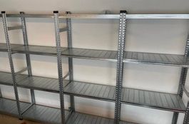 Steckregal 5 x 1200 x 500 x 1972 mm = 6.0 m (Gebraucht)