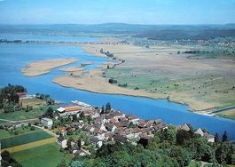 GOTTLIEBEN Rhein+ Untersee, Flugaufnahme