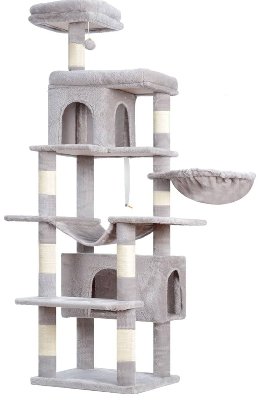 Tiragraffi: Katzenbaum 178 cm hellgrau,  mit vielen tollen Features – Nuovo e nell'imballaggio originale da Winterthur venduto da SwissPrime 7