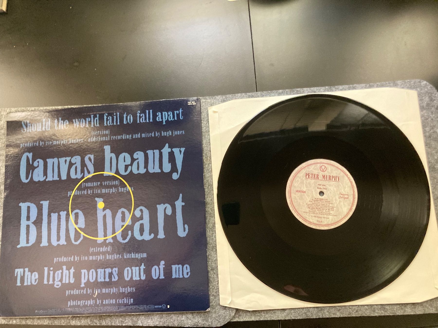 Schallplatten: Peter Murphy - Blue Heart(12") – Gebraucht aus Fribourg von Karushi 1