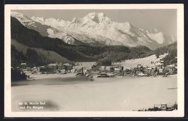 St. Moritz Bad, Panorama und Piz Margna