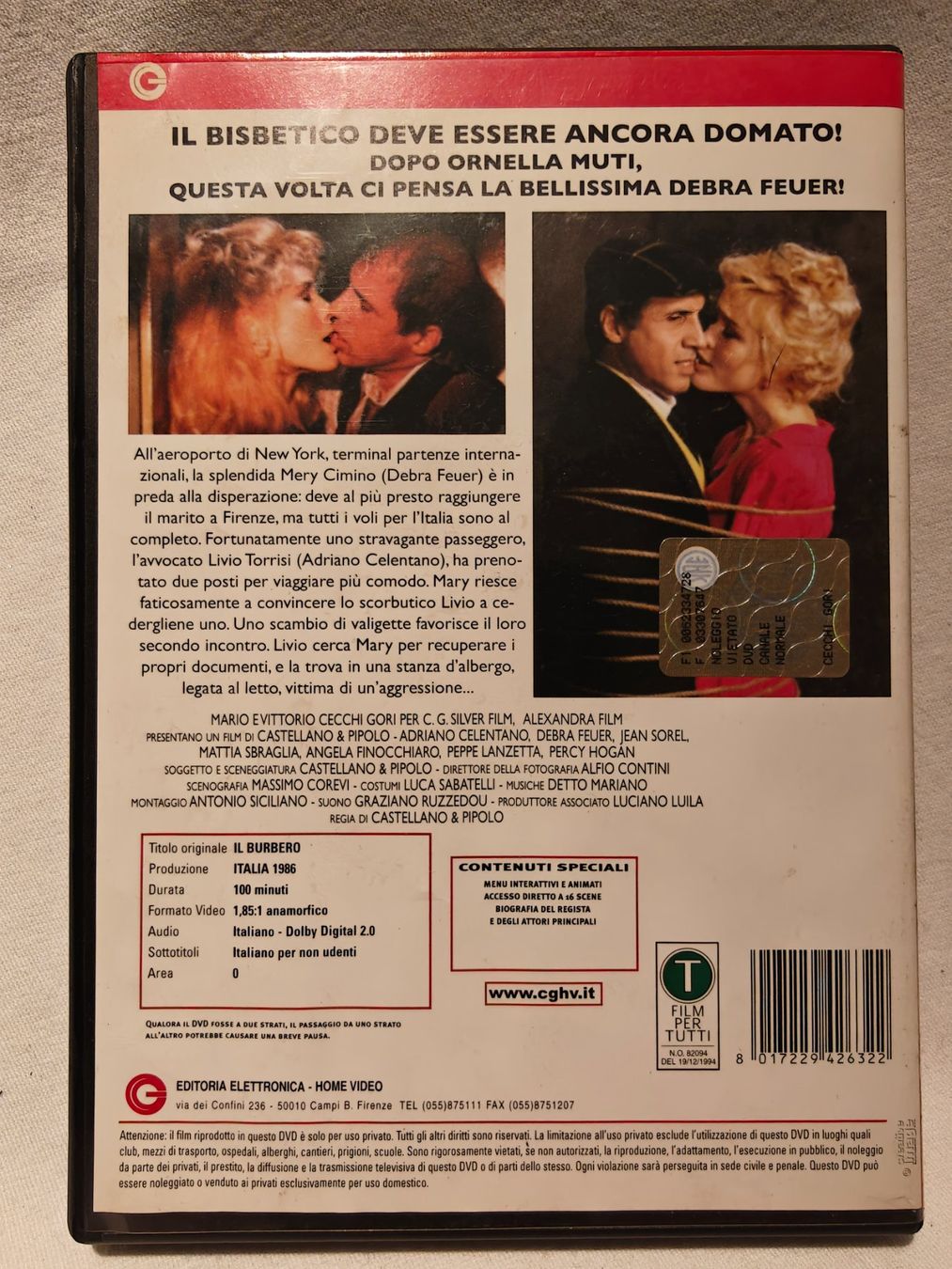 Alle DVDs: Il Burbero - Adriano Celentano – Gebraucht aus Gutenswil von Vulcano21 2