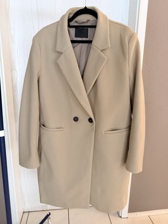 Damen Mantel C&A beige Farbe Gr. 44 wie neu