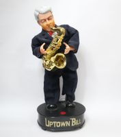 Uptown Bill Clinton Figur spielt Saxophon Jazz Musikautomat