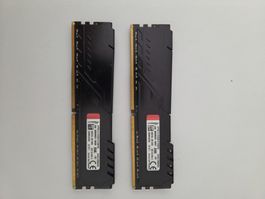 HP HyperX Fury 2 x 32GB, 3200 MHz, DDR4-RAM, DIMM