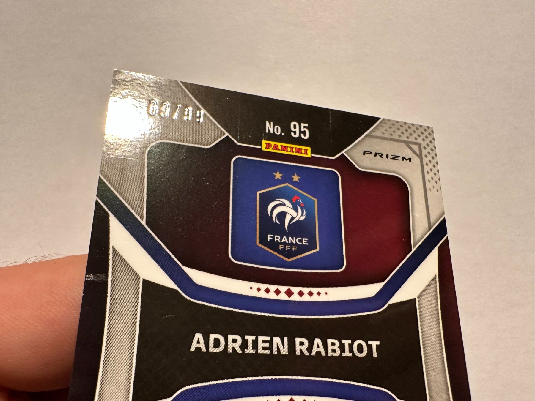 Panini Sammelbilder & Trading cards: 2022 Panini Prizm World Cup Adrien Rabiot /99 – Gebraucht aus Hagendorn von Pokecollectorch 5