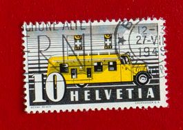 AUTOMOBILPOST BUREAU 276 1946 FLAGGE SCHÖNE ALTE BERN 1949