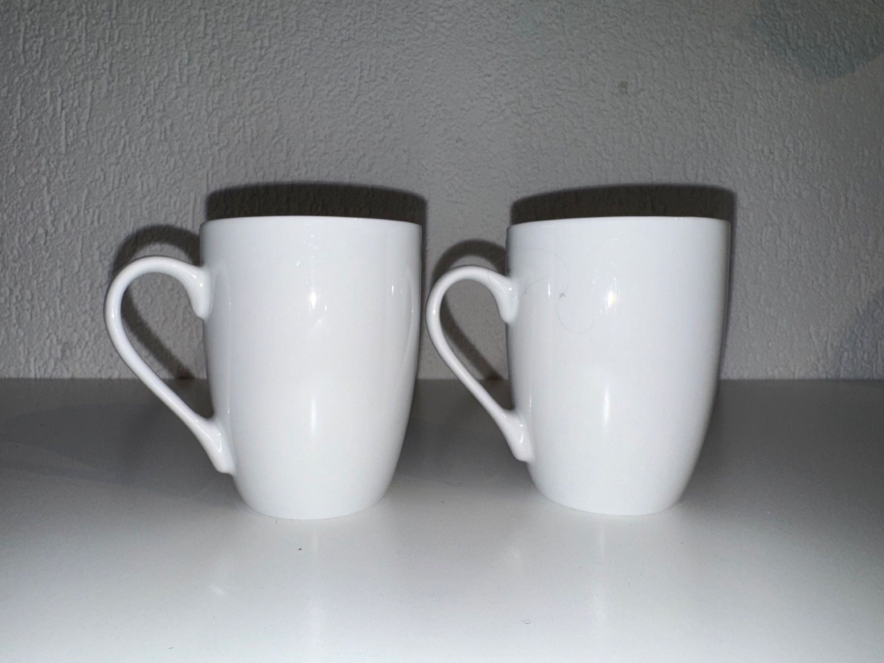 Tazze: 2 weisse Tassen – Usato da Grosswangen venduto da Second_hand_paradise