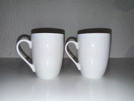 2 weisse Tassen
