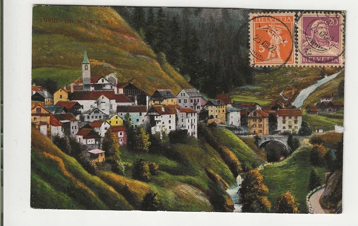 Cartoline postali: Fusio, 1922 – Usato da Spiez venduto da Niesen20