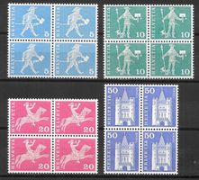 355RM - 363RM Serie Rollermarken Aufdruck ** 24.10.1960
