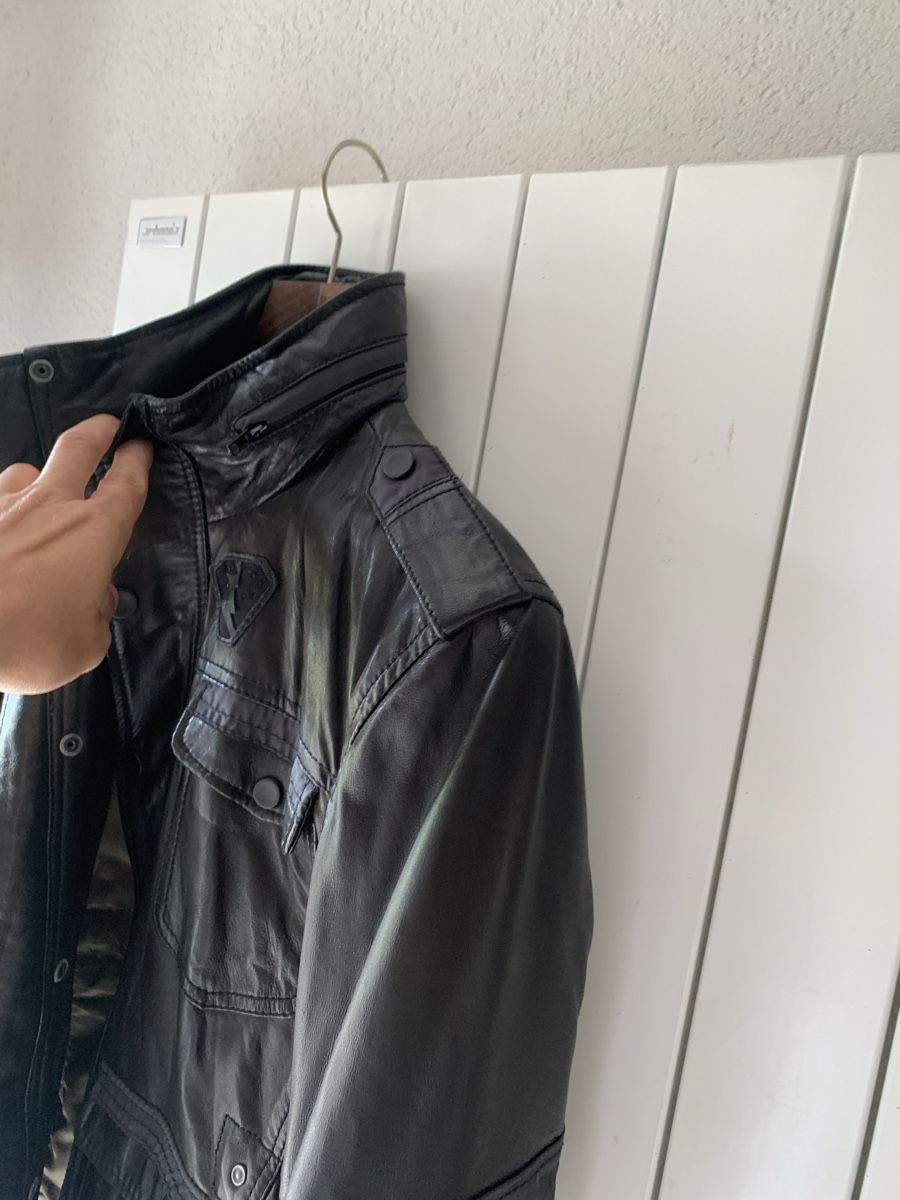 Diesel Giacche: Diesel cuir noir – Usato da Vernier venduto da Moca78 5
