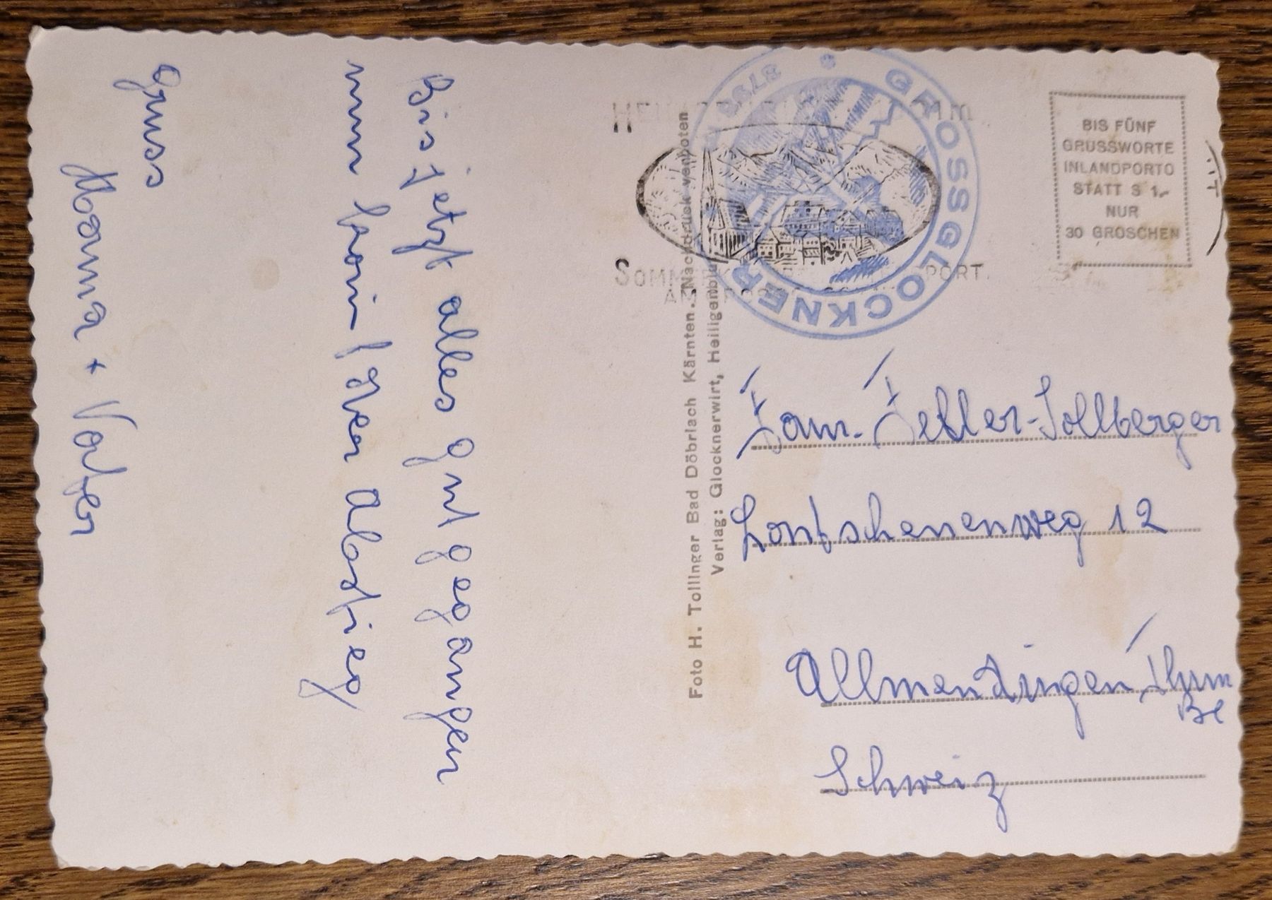 Cartoline postali: Parkpkatz Freiwandeck, Stempel Grosser Glockner, Oldtimer – Usato da Ebikon venduto da Donar50 3