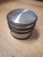 Türstopper Edelstahl rund rutschfest neuwertig (9x7.2cm)