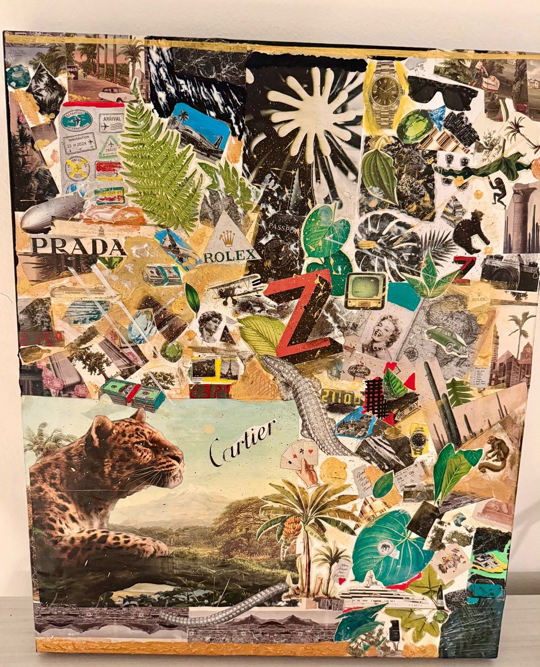 Dipinti: Quadro decoupage and acrylic – Nuovo e nell'imballaggio originale da Massagno venduto da mir_xl6c