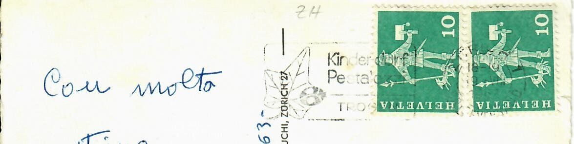 Cartoline postali: Bahnhof Zürich - Enge – Usato da Hochdorf venduto da Ziegel-16 1