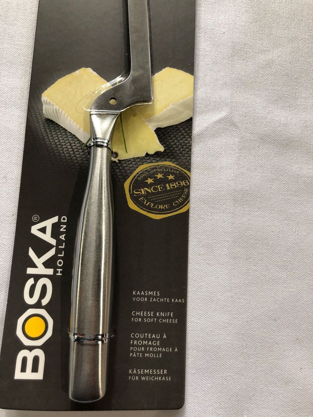 Coltelli da cucina: Weichkäsemesser von BOSKA – Nuovo e nell'imballaggio originale da Gossau SG venduto da Sombat 2