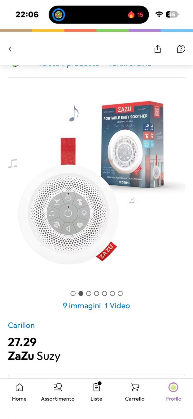 Spielzeuge: ZAZU white noise sounds machine – Neu (gemäss Beschreibung) aus Zürich von gio_9rnr 3