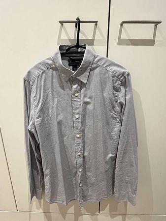 Hemd GAP grau-blau