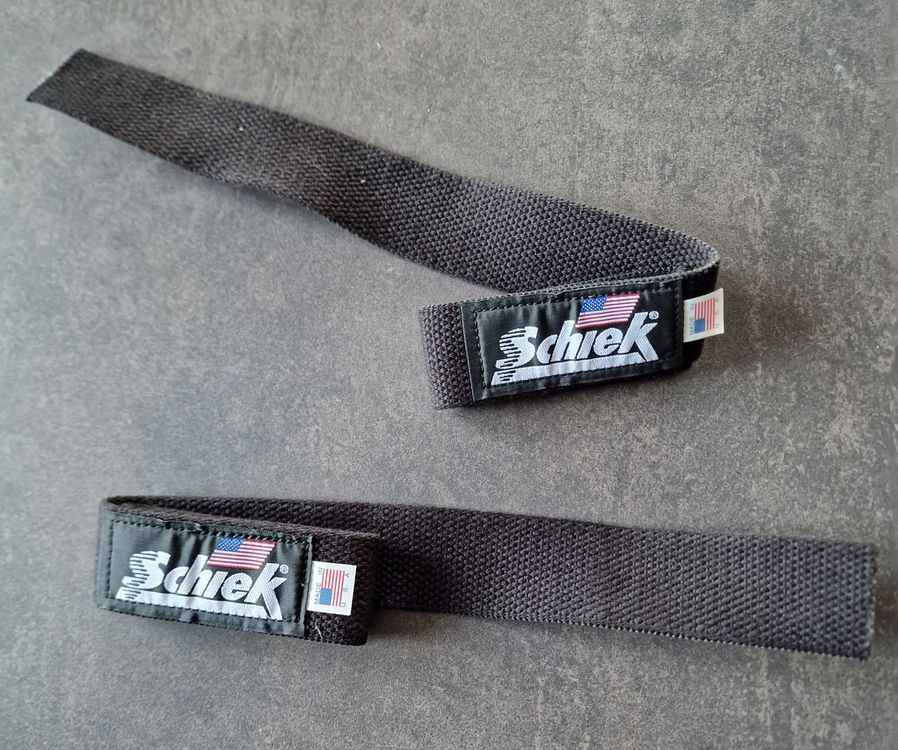 Schiek 1000 BLS Basic Lifting Straps Schwarz (Neu) Kaufen auf Ricardo