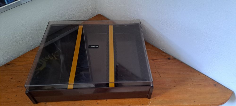 Nettoyeur Disques Vinyls Vintage Plattofix Wittner 790 - Années 70 Avec Boîte