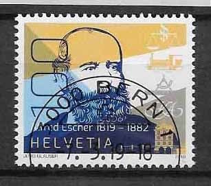 Tutti i francobolli: M1726 - Alfred Escher 1er jour – Usato da Trélex venduto da Phil_Albert