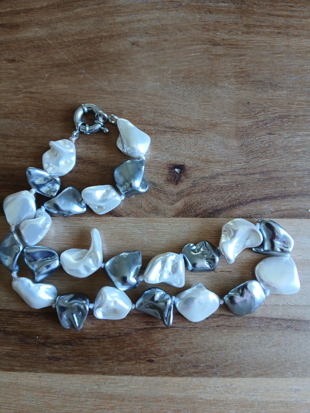 Ketten: Real raw pearls necklace - hardly worn – Gebraucht aus Dübendorf von LoRi-2026 1