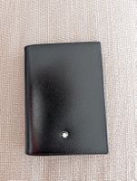 Montblanc Card holder and Notebook Holder Black Leather New 