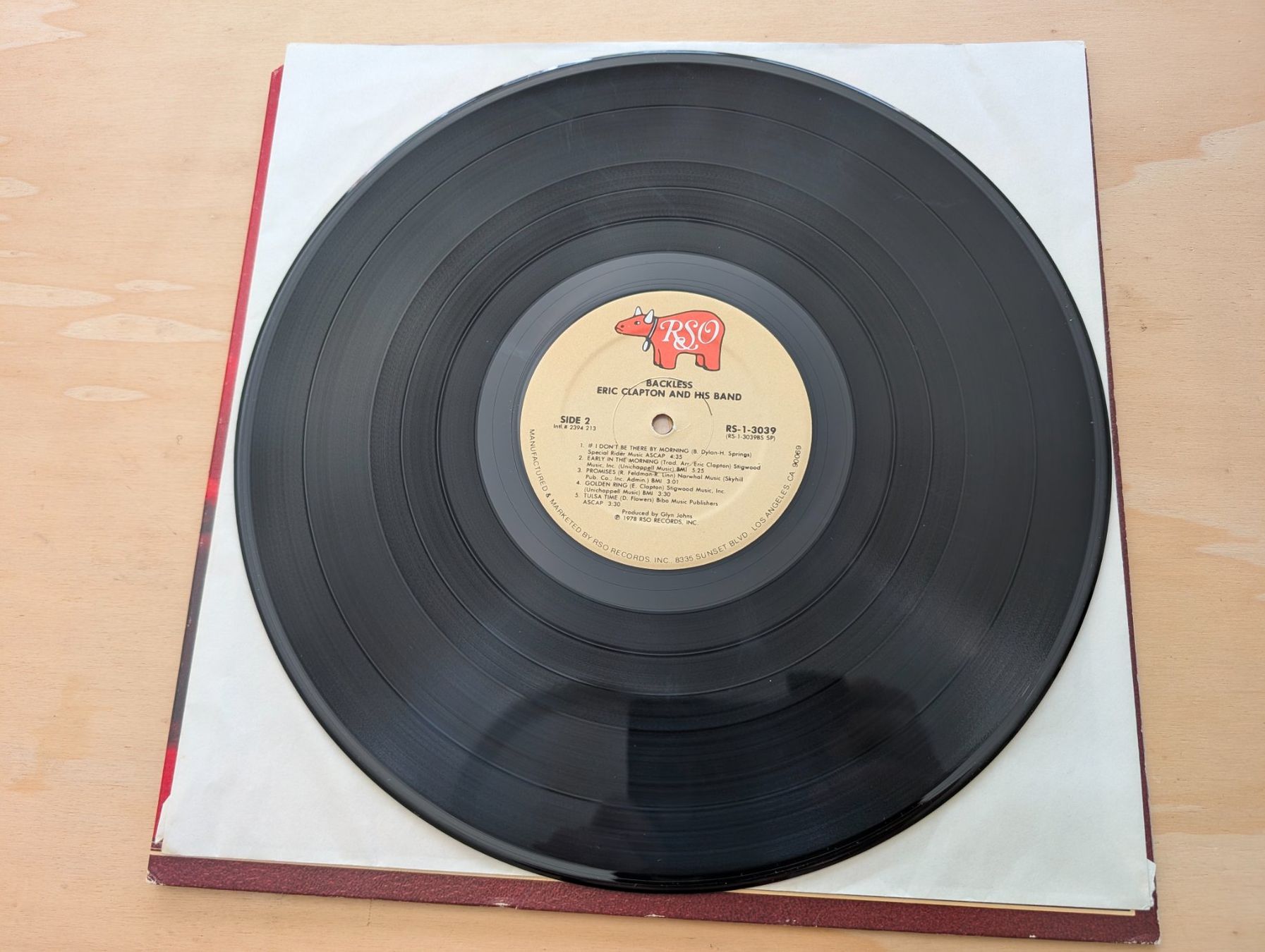 Vinyles: Eric Clapton – Backless  US 78 – D'occasion à Ebikon par soundundvielfalt 7