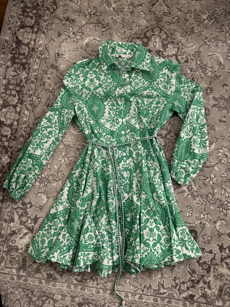 Zara Vestiti: Sommerkleid Gemustert Grün  – Usato da Schaan venduto da kri_tsw8 2
