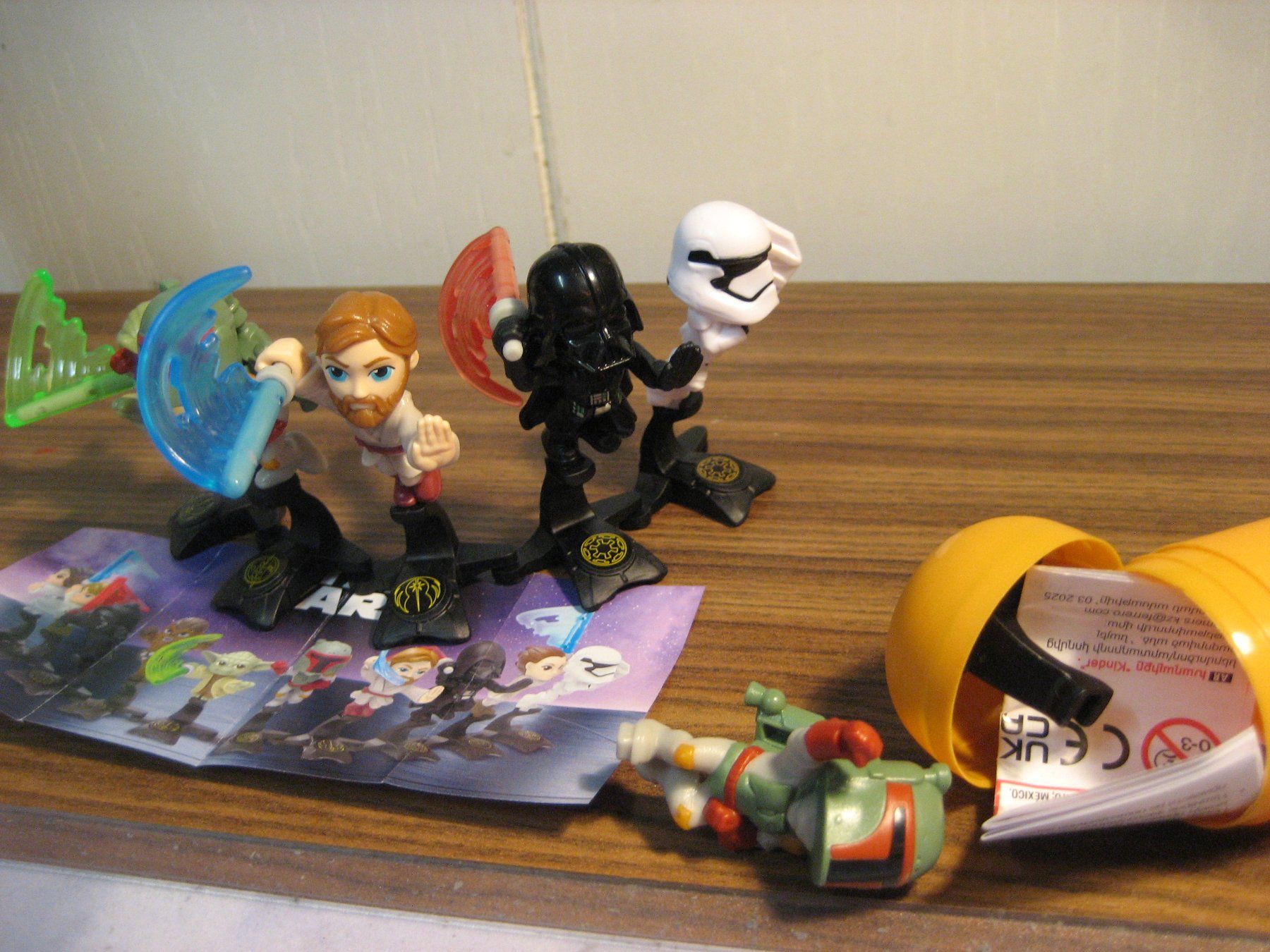 Star Wars Statuette: 5 Star Wars Figuren aus dem Ü-Ei – Usato da Bottighofen venduto da Spiderman61 3