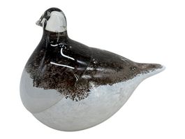 Sculpture oiseau en verre d'art verrerie Haparanda, Finlande