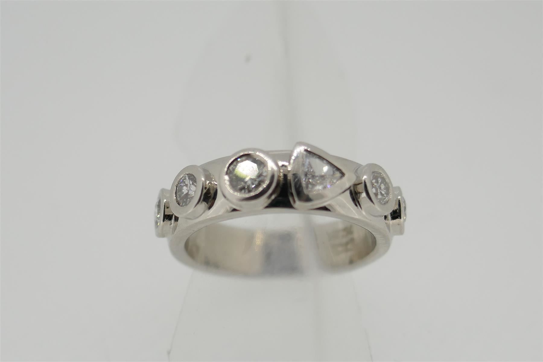 Ringe: Ring 6 Brillanten 18 kt 8,3 gr – Gebraucht aus Schaffhausen von swisswatches-andmore 5