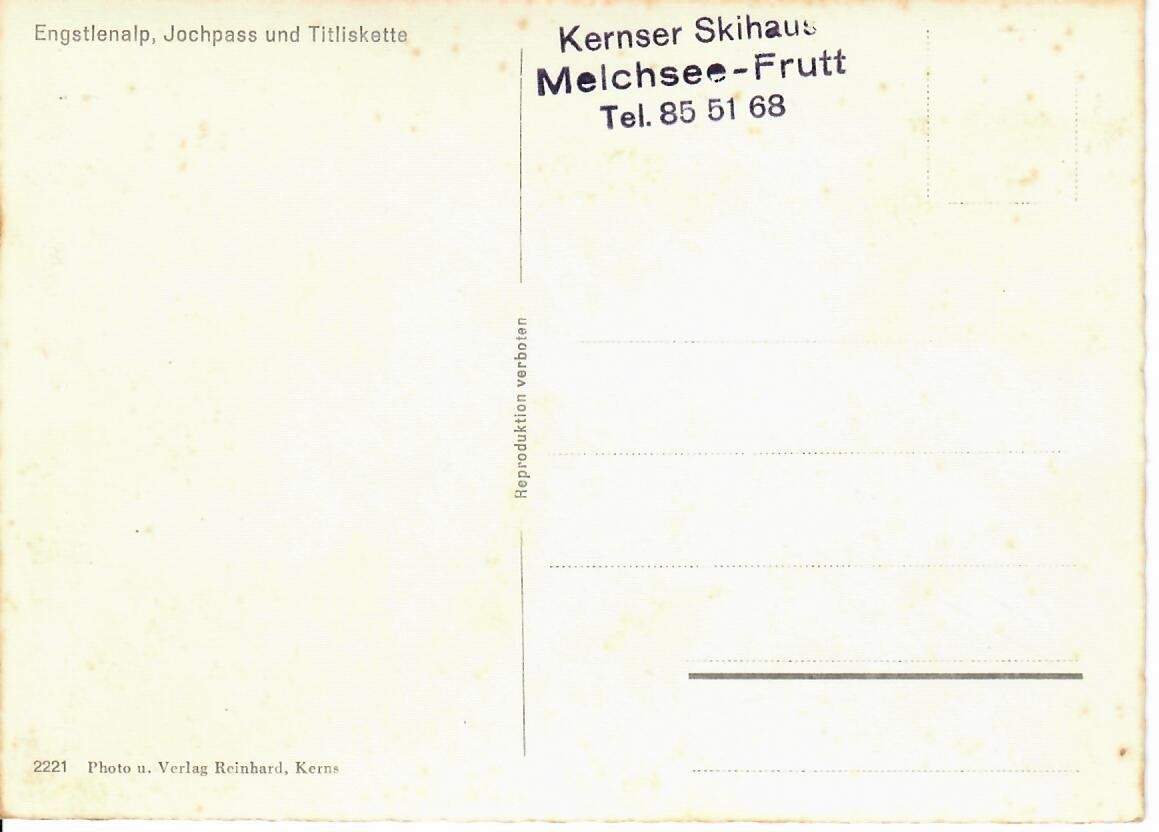 Cartes postales: Engstlenalp – D'occasion à Hochdorf par Ziegel-16 1
