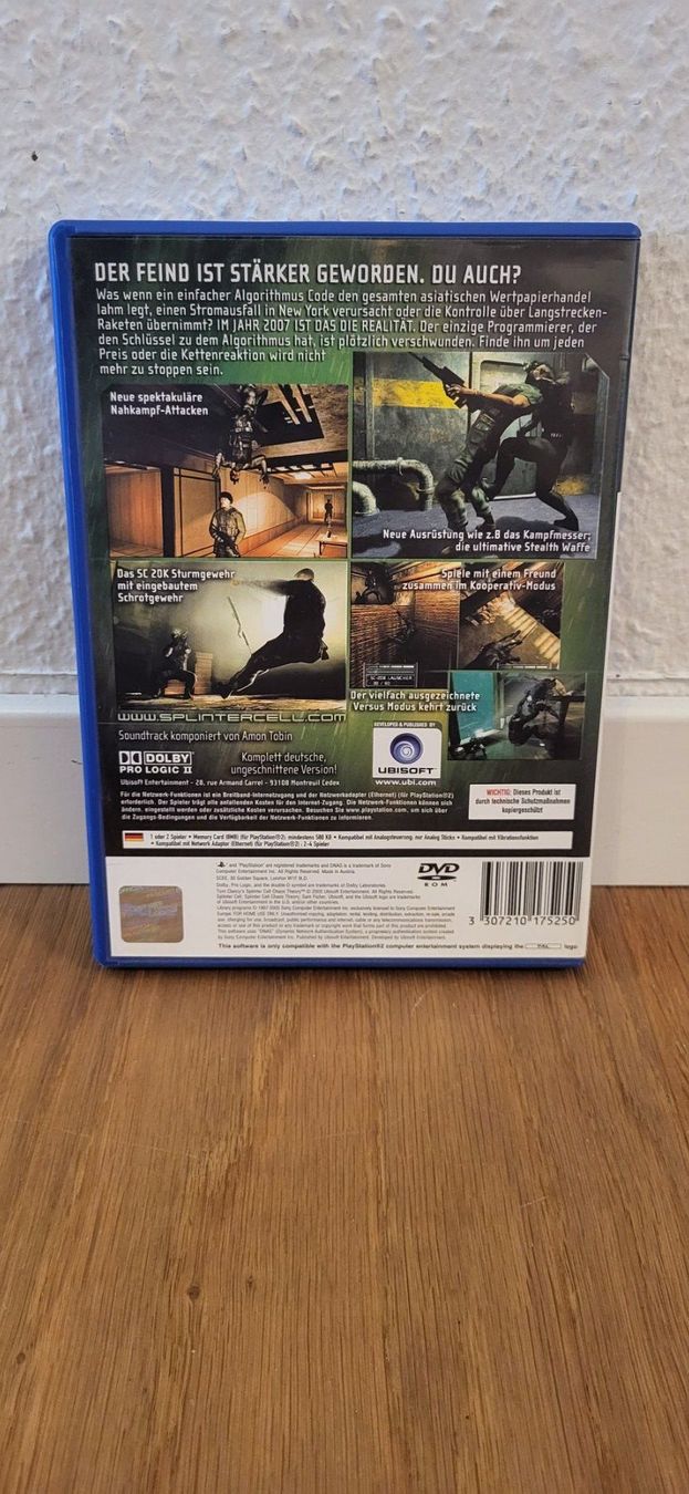 Sony Giochi: PS 2 - Splinter Cell Chaos Theory – Usato da Münsingen venduto da DigitaleSpielecke 1