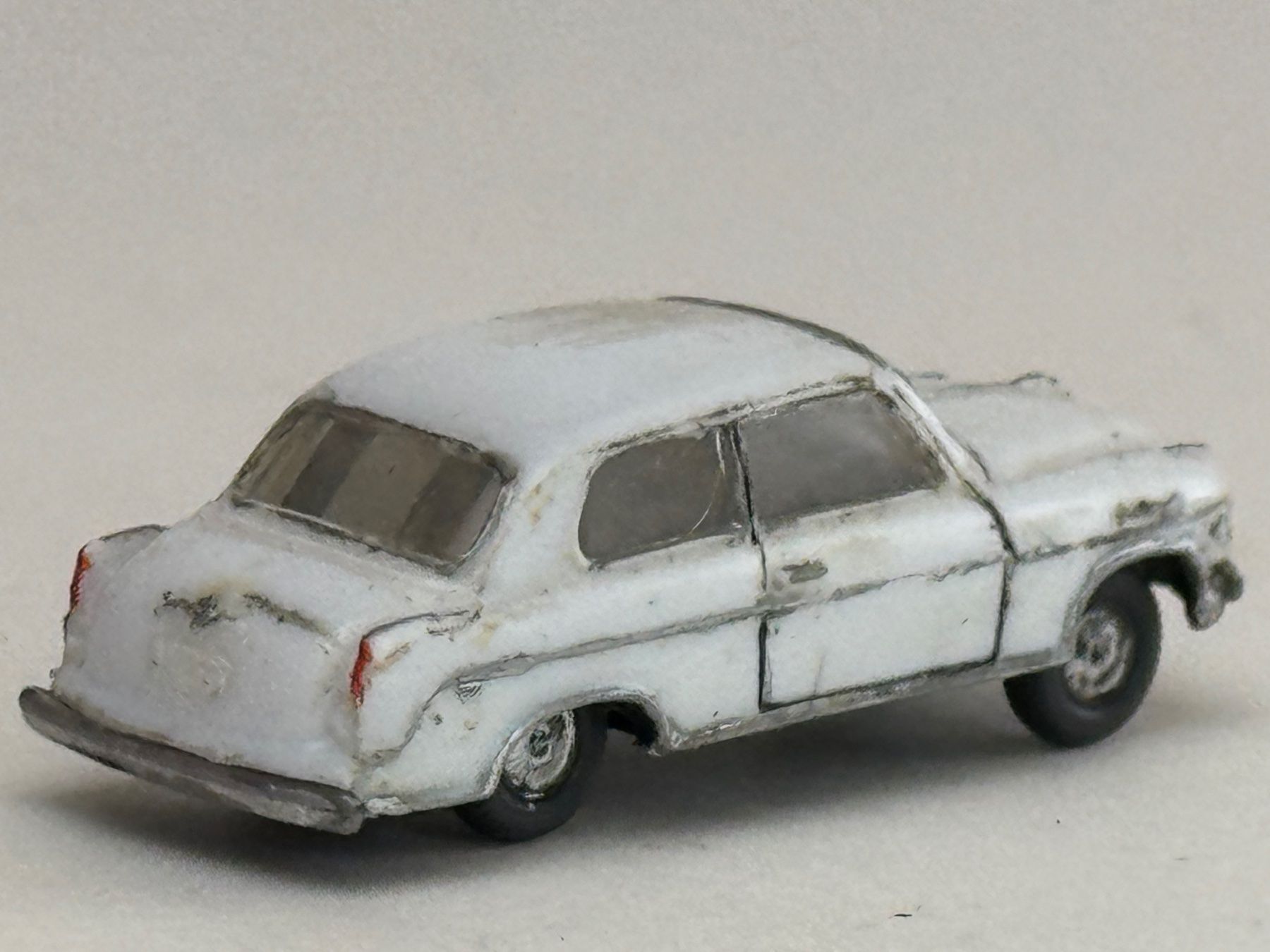 Eko Modellini d'auto: GB5- EKO Borgward Isabella weiss – Usato da Elm venduto da Wikmtz 1