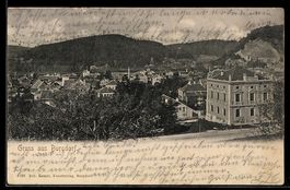 AK Burgdorf, Ortsansicht mit Wohnhäusern