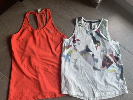 2 er Set Under Armour Top Shirt SPORT Tank GR.S NEU