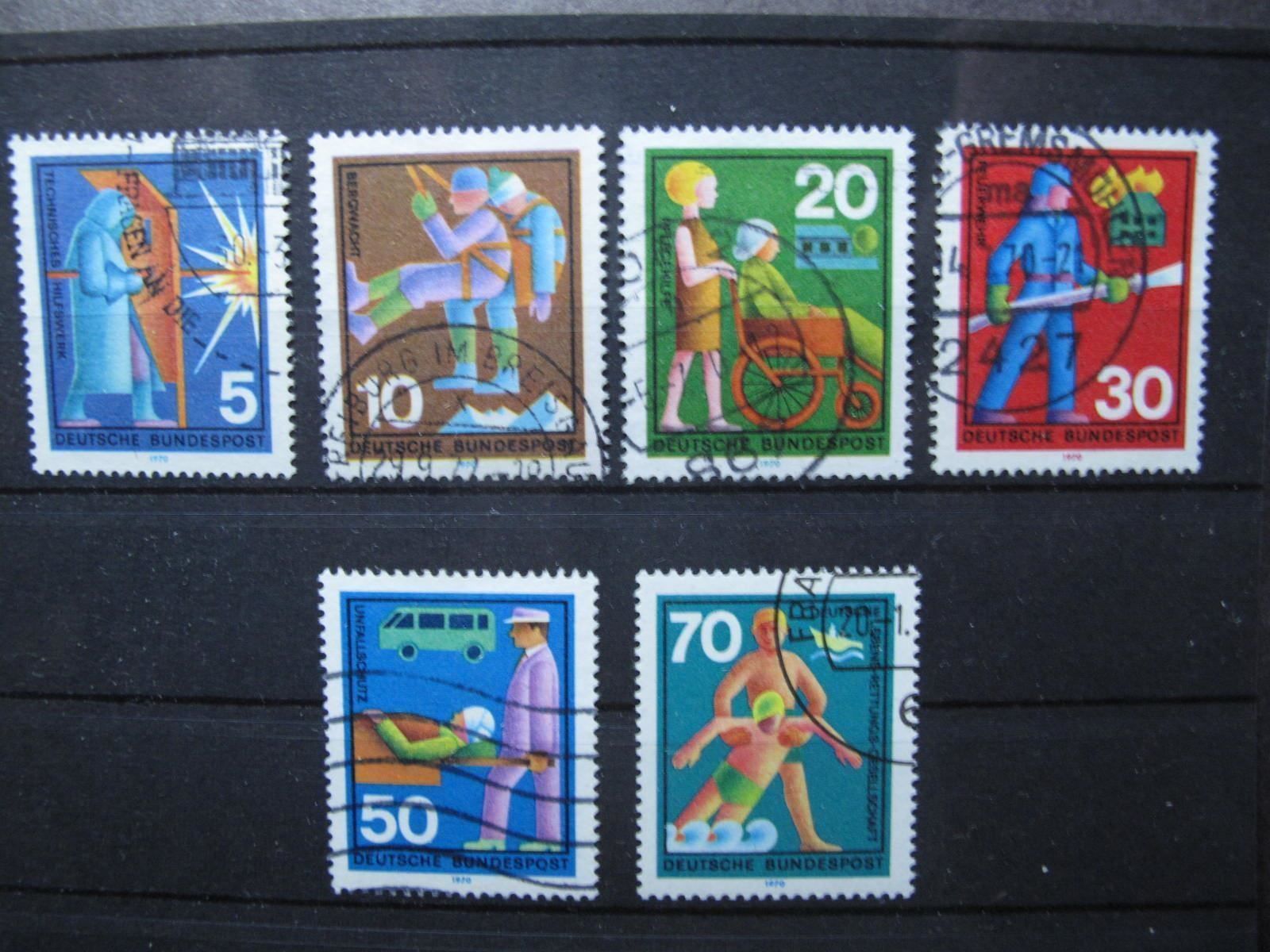 Alle Briefmarken: BRD 1970 Hilfsdienste gest. – Gebraucht aus Wil SG von fva01