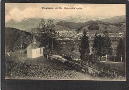 #Einsiedeln mit St. Meinrad Kapelle , gel. 1910