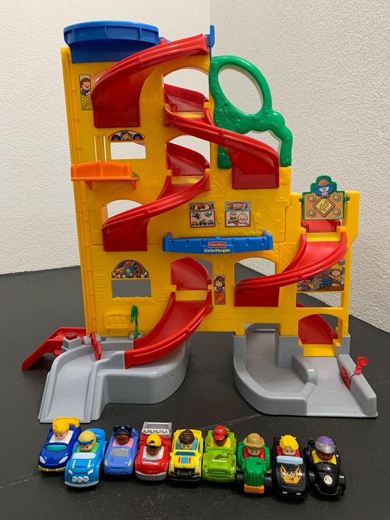 Fisher price cheap race track tower