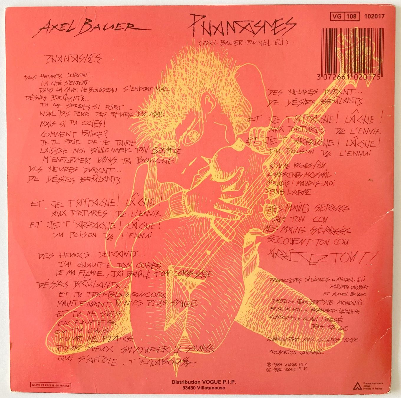 Dischi in vinile: AXEL BAUER - PHANTASMES – Usato da Bottens venduto da hotter-than-hell 1