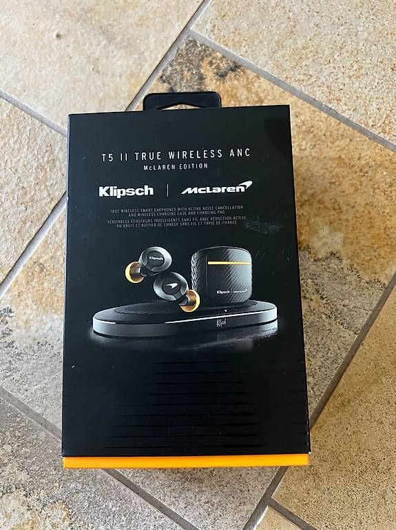 Klipsch Cuffie: Klipsch T5 II True Wireless ANC McLaren Edition neu – Nuovo e nell'imballaggio originale da Bäch SZ venduto da chrk 1