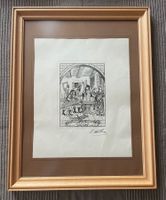 Holzschnitt Bild Kunstdruck Miazzo Italy