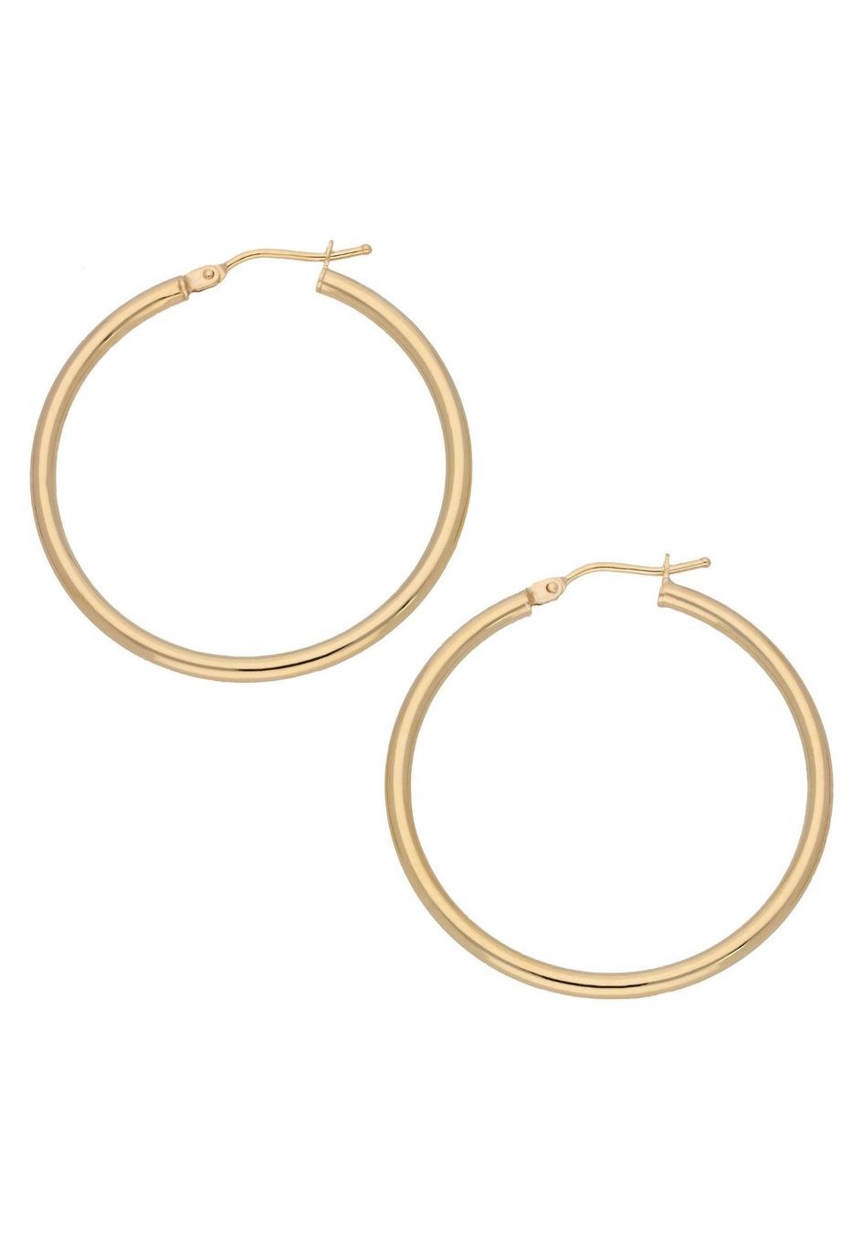 Orecchini pendenti & Orecchini a lobo: Gold 375 Ohrschmuck Creole 15mm – Nuovo e nell'imballaggio originale da Hemmental venduto da Goldwelt2 1